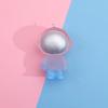 Llavero Colgante de Muñeca Astronauta Transparente de Resina Dibujo Animado Lindo Creativo Accesorios DIY Hechos a Mano