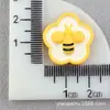 Accesorios para el Cabello DIY, Accesorios de Abejas, Decoraciones para Fundas de Teléfono, Accesorios de Resina para Crocs, Pinzas para el Cabello de Pegamento Crema, Parches de Dibujos Animados al por Mayor