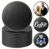 Alfombrillas de Cuero Transfronterizas, Posavasos de Cuero Impermeables y a Prueba de Aceite, Posavasos para Tazas de Té, Manteles para Mesa de Comedor, Manteles Aislantes del Calor, Regalos Publicitarios para el Hogar, Hechos a Medida