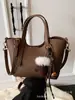 Bolso de Mano de Alta Gama Versátil de Nicho Nuevo para Mujer Textura Retro Hombro Único Cruzado Cubo Bolso de Viaje