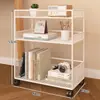 Estante de almacenamiento de escritorio, estantería, organizador de escritorio para dormitorio y oficina, estante organizador pequeño de múltiples capas, organizador de gabinete