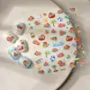 Novos Adesivos de Unha Capivara Lulu Adesivos de Gel 3D Capivara Fofa e Adorável Adesivos de Câmera CCD DIY
