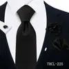 Corbata para Hombre, Pañuelo Cuadrado, Gemelos, Broche Set de 4 Piezas para Banquete de Negocios Decoración de Traje Camisa Corbata de Moda Fábrica Shengzhou