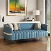 Sofá de estilo nórdico para apartamentos pequeños, adecuado para propiedades de alquiler y salas de juegos, disponible en stock, de un asiento, forma lineal, acabado de aceite y cera