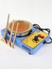 Herramientas de Batik Hechas a Mano Materiales Control de Temperatura Olla para Derretir Cera Horno Cera de Abeja Cera Blanca Cera Mixta Juego de Cuchillos de Cera de Cobre Semirredondos