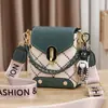 Mini Bolsa Quadrada Pequena Estampada Outono e Inverno Nova 2025 Bolsa Feminina Exquisite Bolsa para Celular Moda Casual Transversal Ombro Único Simples