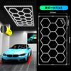 Luz de Garaje Luz Hexagonal de Panal 110V Tienda de Lavado de Autos Película Techo Luz de Estación de Trabajo de Belleza para Autos Lámparas Zhongshan