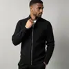 Cardigan Suéter Manga Longa com Zíper Amazon Transfronteiriço Estilo Coreano Slim Fit Tricô Espesso Jaqueta Casual Versátil Masculino