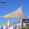 PVC, PTFE boceto paisajístico estructura de membrana edificio estructura de membrana de cable en forma de silla de montar estructura de sombreado para restaurante al aire libre