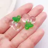 Colgantes pequeños de resina 3D simulados de frutas como manzanas, tomates y peras para collares, pulseras y accesorios para llaves DIY