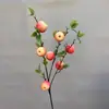 Fruta Vermelha Artificial Fruta da Fortuna Ornamento Decorativo Frutas Vermelhas Balde de Bênção para o Festival da Primavera Ano Novo com Flores Azevinho Casa Alta Simulação