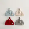 Chapéu de bebê coreano Qiunan, novo modelo de moda outono e inverno, touca para fontanela de recém-nascido, gorro infantil