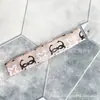 Bolsa Pop Empaquetada Individualmente con Asa Larga, Envuelto con Pañuelo de Seda, Pañuelo Pequeño de Satén Estampado, Cinta, Cinta de Regalo