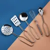 Casa de Brinquedo Utensílios de Cozinha Mini para Crianças Conjunto de Assar Cozinha Aço Inoxidável Cozinha Brinquedos Casa de Brincar Panela de Cozinhar