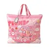 Bolsa de almacenamiento para colcha de jardín de infantes, bolsa de embalaje para mudanza con cremallera y asa, diseño de dibujos animados, impermeable y a prueba de humedad para uso doméstico