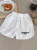 7899 Bermudas Bonitas para Meninos Calças Finas de Verão Calças de Verão de Comprimento Médio para Crianças Calças Cargo de Cinco Pontos de Verão para Crianças de Tamanho Pequeno e Médio