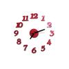 Suministro Transfronterizo de Reloj de Pared Acrílico DIY Acrílico 3D Espejo Reloj de Pared Adhesivo de Pared Decoración Creativa de Reloj de Pared Digital Completo