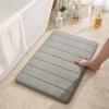 Alfombra de Piso de Terciopelo Coral Acolchada a Rayas Transfronteriza Fabricante Venta al por Mayor Alfombras de Baño Antideslizantes Entrega Inmediata Temu Amazon