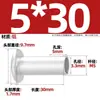 GB873 remache de aluminio cabeza plana grande remache semitubular cabeza semirredonda remache hueco cabeza redonda M2M2.5M3M4M5M6