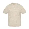 Yidao Vintage 2026 Verano Nuevo Estilo Old Money Sencillo de Punto Manga Corta para Hombre Retro Cuello Redondo Casual Versátil Top