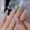 Joias de Strass para Nail Art K9 de Alta Qualidade Popular entre Celebridades da Internet Strass de Fundo Plano Branco Transparente Iridescente Strass Cor Champagne Pacote de Material Super Brilhante