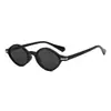 Gafas de Sol Retro Versátiles de Marco Pequeño Ovalado Estilo Old Money, Mismo Modelo que Influencers Europeos y Americanos, Gafas de Sol Protectoras de Alta Definición