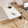 Placa de extensión de escritorio, uso en oficina, no requiere taladro, panel de mesa extensible, soporte de brazo plegable, bandeja para teclado