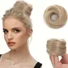 Elásticos de Cabelo Estilo Europeu e Americano para Penteados de Coque, Disponíveis em Várias Cores, Elásticos Lisos para Rabos de Cavalo Altos e Baixos, Aumentam o Volume do Cabelo, Aparência Natural, em Estoque e Personalizáveis