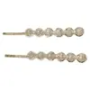 Grampo de Cabelo com Contas de Areia Brilhantes de Luxo Leve com Design Único, Presilha Lateral com Toque de Alto Padrão, Grampo de Metal para Mulheres, Presilha para Franja e Fios Soltos