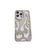 Funda hueca con disipación de calor ultra para Samsung S24 A54, con patrón de llamas, galvanizada, resistente a caídas, S23 A06