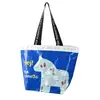 Bolsas de Compras Ecológicas Laminadas de PP Personalizadas, Bolsas de Regalo Promocionales para Exposiciones, Bolsas Tejidas de Gran Capacidad, Bolsas de Piel de Serpiente