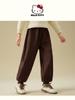 Pantalones Casuales con Forro de Felpa para Niñas Otoño e Invierno 2024 Nuevo Estilo de Dibujos Animados de Moda Pantalones Deportivos para Niños Venta al por Mayor