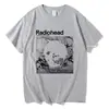 Camiseta Gráfica Camiseta Clássica de Alta Qualidade Formato de Camiseta Camiseta de Piscina Radiohead Feminina Harajuku Retrô
