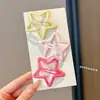Pinza para el Cabello de Estrella Colorida Dopamina para Mujer 2026 Nuevo Estilo Pinza de Alta Gama para Flequillo Lateral Pasador para el Cabello de Niña Accesorio para el Cabello