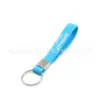 Llavero de Silicona, Llavero de Pulsera de Silicona Grabada y Coloreada, Accesorios Colgantes para Bolsos, Pieza Clave de Regalo Conmemorativo