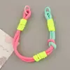 Novo Chaveiro de Corda Trançada Colorida para Mão Capa de Celular Cordão Acessórios Decorativos para Mochila Acessórios de Vestuário Pingente Venda por Atacado