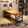 Mesa para Comedor, Rectangular Comercial Estilo Industrial Restaurante Bar Cafetería Mesa Especial Restaurante de Comida Rápida Tienda de Barbacoa Mesa