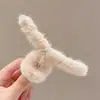 2025 Estilo Coreano Presilha Tubarão Grande Simples High-End Grampo de Cabelo Presilha de Cabelo Feminina Celebridade da Internet Acessórios de Cabelo Atacado