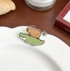 Broche de Pecho de Capibara Pin de Dibujos Animados Lindo Acrílico Insignia Colgante Baratija Regalo Puesto Callejero