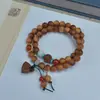Pulsera de Tuya Añeja Material Alto en Aceite Pulsera Estrella de 8 mm Hombres y Mujeres Cuentas de Buda Rosario Joyería Juguete Original Portátil para DIY