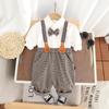 Macacão infantil de primavera e outono conjunto de duas peças de uma geração de roupas infantis de comércio exterior roupas bonitas masculinas para um ano de idade roupas infantis da moda