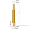 Dedal de Mola à Prova de Choque e à Prova d'Água Teste de Carregamento de Fone de Ouvido Bluetooth Sonda de Agulha de Antena de Alta Corrente Pogopin