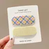 Pinza de Pelo de Lana con Flor Estilo Coreano para Mujer Pinza Lateral para Flequillo Adorno para el Cabello Otoño/Invierno Pinza de Alta Gama Pinza BB para Pelos Sueltos