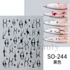 Beleza Completa Transfronteiriça Novos Adesivos de Nail Art Ins Outono Aurora Laser Folha de Bordo Adesivos de Nail Art