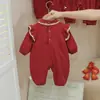 Mono de Otoño para Bebé Niña, Mameluco de Pez Dorado Pequeño, Vestido de Fiesta de Luna Llena de Cien Días Primer Cumpleaños para Recién Nacido