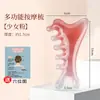 Peine Masajeador de Cabeza Pequeño para Terapia de Meridianos, Peine de Dientes Anchos para Raspado Facial, Peine Portátil para Limpiar Meridianos para Hombres y Mujeres