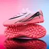 Nuevos Zapatos de Fútbol Infantiles de Corte Bajo Transfronterizos del Fabricante para Niños y Niñas, Zapatos Deportivos de Exterior con Tacos Largos y Cortos para Competición y Entrenamiento, Antideslizantes