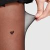Medias de Lunares con Corazones Pequeños para Mujer, Estilo Delgado de Verano, Seda Negra, Una Pieza Transfronteriza Europea y Americana Talla Grande, Sexy, Anti-enganches