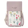 Bolsa para Teléfono Móvil con Pantalla Táctil para Mujer Cruzada 2025 Nuevo Estilo Niñas Linda Moda Tendencia Llave Teléfono Móvil Bolso Pequeño de Hombro Bolso de Hombro