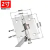 Bisagra de Resorte de Acero Inoxidable Cierre Automático Bisagra de Retorno Resorte de Retorno Pequeña Bisagra Herrajes Caja de Madera Ventana de Pantalla Resorte Bisagra Viva